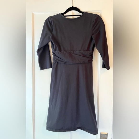 PATAGONIA Margot Organic Cotton Black Dress Size Small - Picture 3 of 4